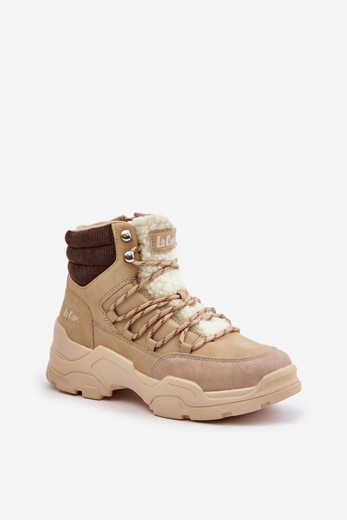Zateplené dámské kotníkové boty Béžové Lee Cooper LCJ-24-03-3059L