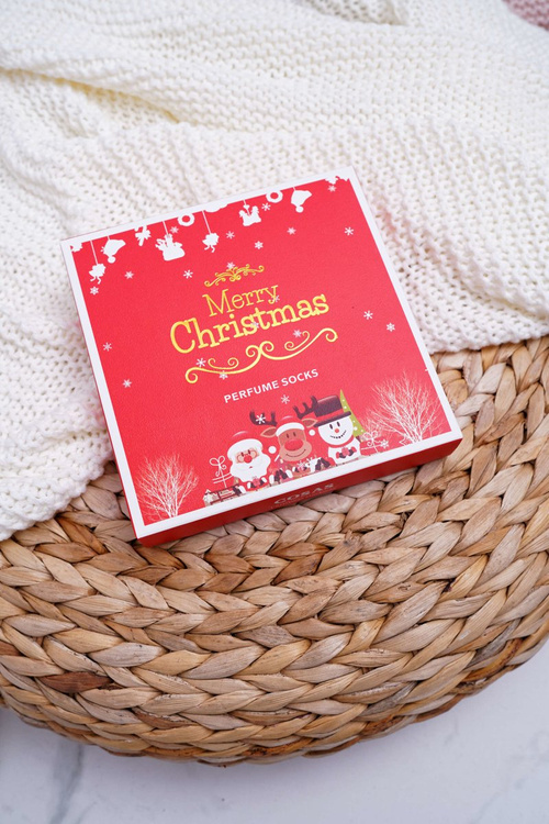 Voňavé ponožky žien set 4 vianočné páry Cosas A2
