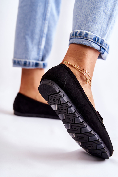 Ženské čierne Colena Suede Pochety