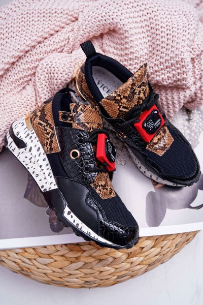 Dámske športové topánky Vices čierne milióny Dôvody