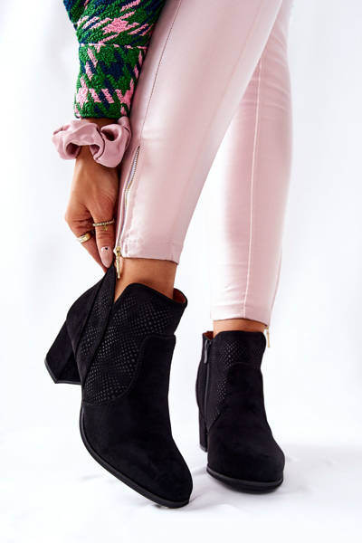 Čierne vysoké podpätky Elisea