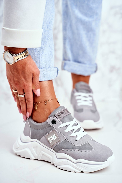 Dámske športové topánky tenisky Big Star GG274211 Gray