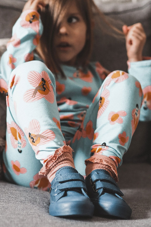 Detská klasická veľká hviezda JJ374044 Navy Blue tenisky