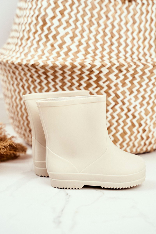 Detská gumová béžová galoshes klasická uspávanka