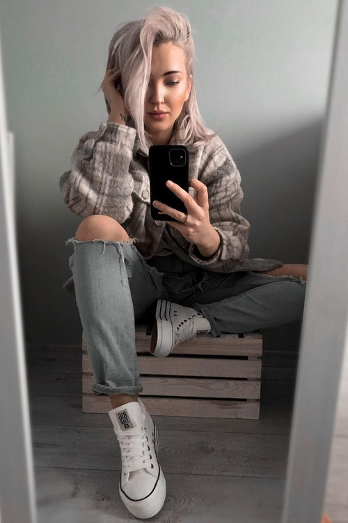 Dámska veľká hviezda Biela GG274013 tenisky