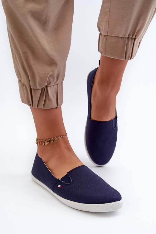 Dámské námořnické slip-on tenisky modré Adrancia