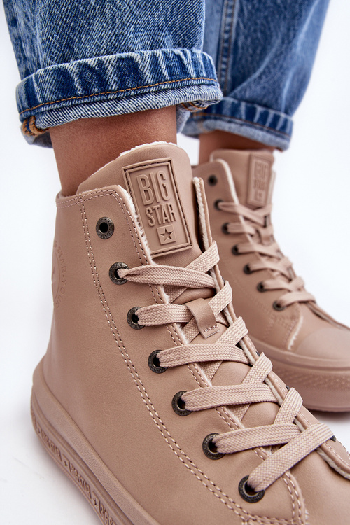 Dámska béžová veľká hviezda MM274022 Izolované tenisky