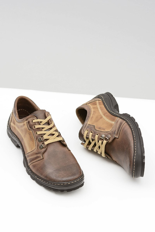 Pánska kožená klasická hnedá favello topánky