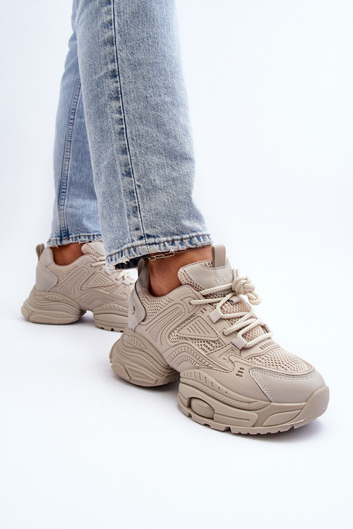 Sportovní Boty Na Masivní Platformě GOE LL2N4029 Bílá