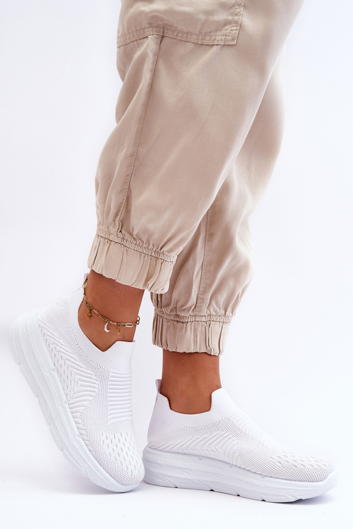 Dámská nazouvací sportovní obuv bílá Ferive