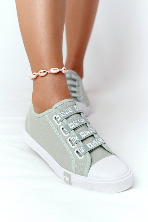 Dámské Tenisky S Manžetami BIG STAR HH274097 Zelené