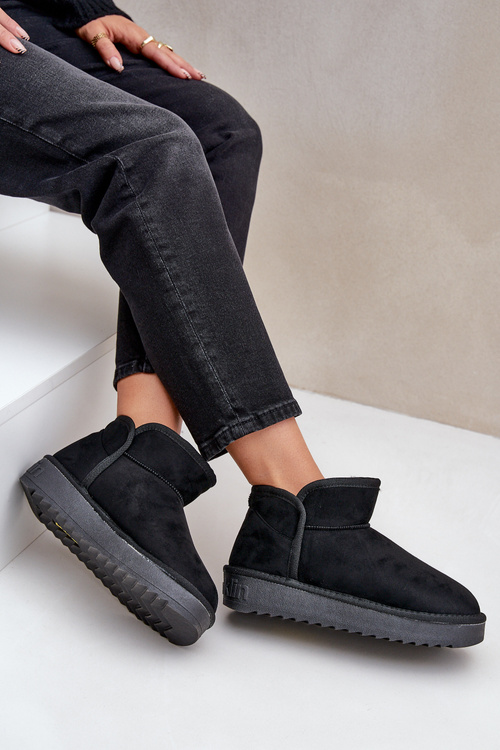 Dámske Snehové Topánky Na Platforme D.Franklin DFSH370010 Čierne