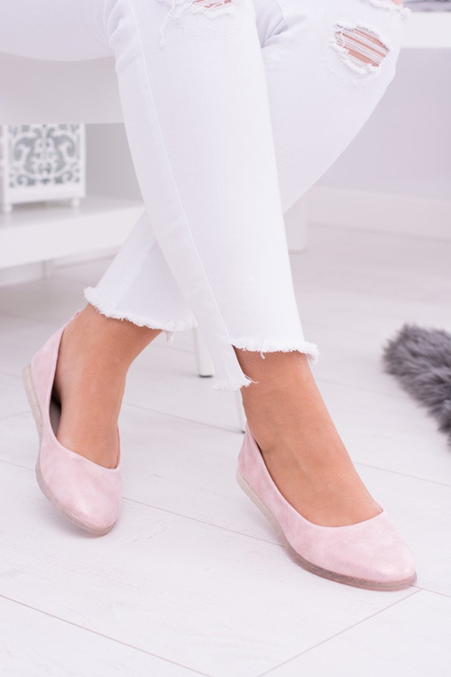 Sergio Leone Dámske ružové baleríny Makalu