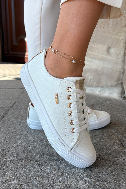 Dámske Tenisky Z Eko Kože Big Star RR274748 Biele