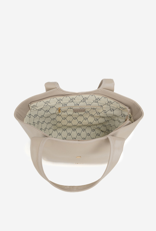 Nakupovacia taška s klipom NOBO BAG6010-015 Svetlosnežová