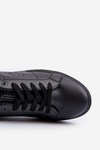 Nízké pánské tenisky z ekologické kůže Big Star NN174284 černé
