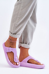 Dámske klavírne fialové flip -flops Apolla