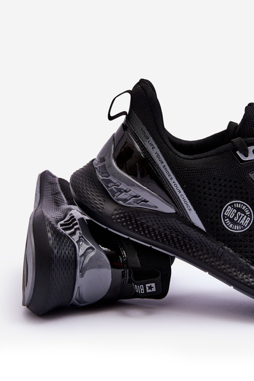 Pánske pohodlné tenisky Pamäť pena Veľká hviezda LL174103 čierna