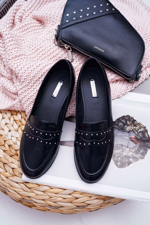 Dámské mokasíny Černé Tenes