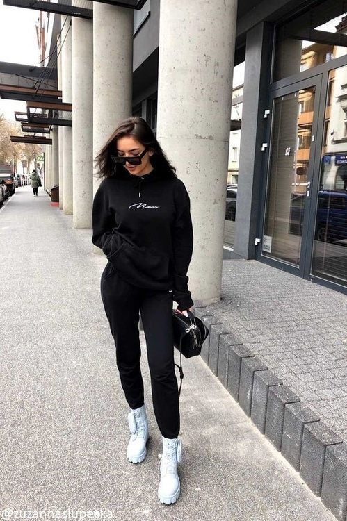 Kotníkové Boty S Podrážkou S Kabelkou Modré Saturday