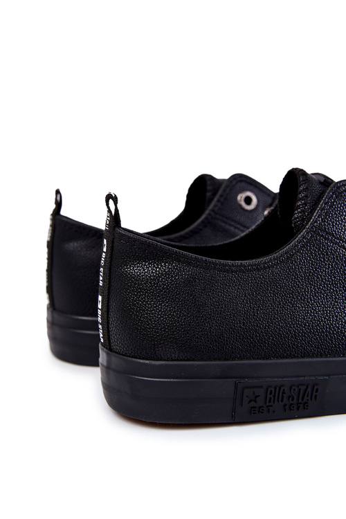 Pánske kožené tenisky Big Star KK174053 čierna