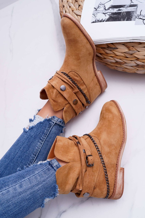Dámské Boty A3705 Camel Lucky