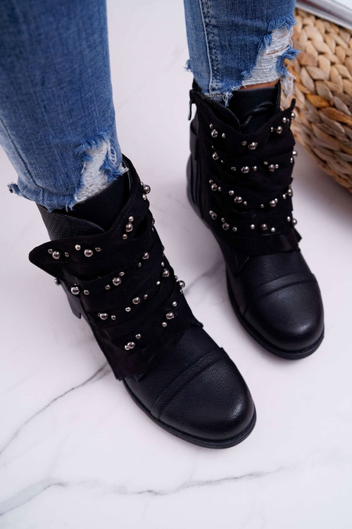 Dámské Kotníkové Boty černé Valko