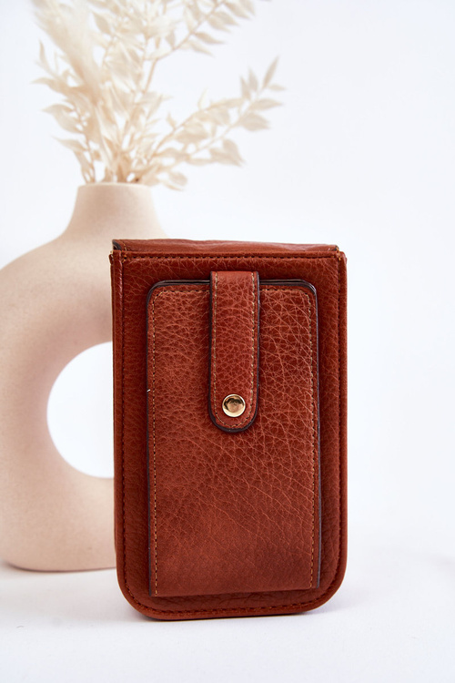 Malá Peněženka S Ornamentem Hněde Neliss