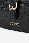 Kabelka Pošťárka s drobným reliéfem NOBO BAG5780-M20 Černá