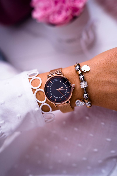 Dámske hodinky Giorgio a Dario Pink Gold Lonia