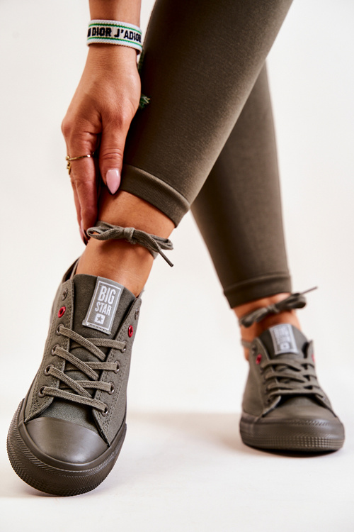 Veľká hviezda JJ274004 Khaki Low Sneakers