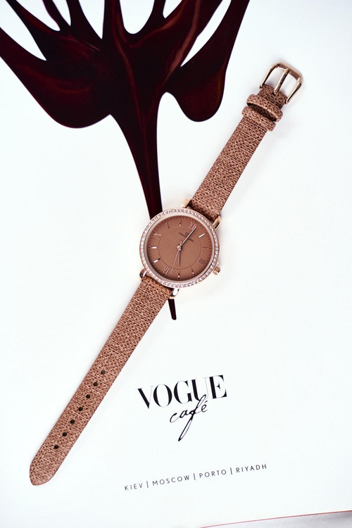 Dámske hodinky Giorgio a Dario Light Brown Ortodox