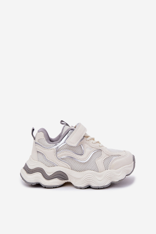 Detské Tenisky Na Hrubej Podošve Biele Lianees