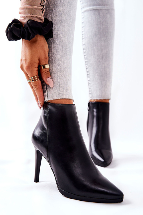 Dámské Kotníkové Boty Na Podpatku Sergio Leone BT501