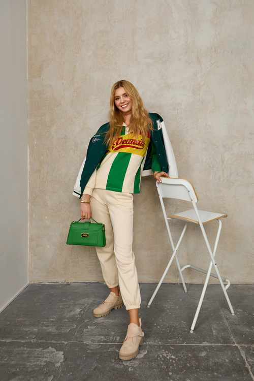 Semišové boty se zipem světle béžové Remgate