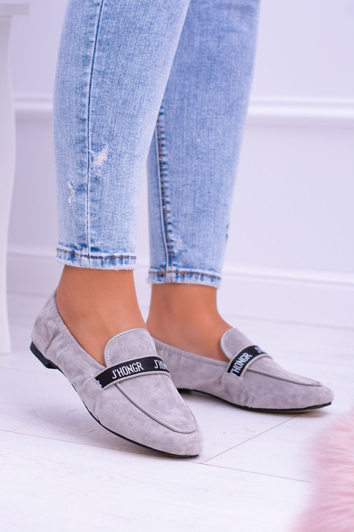 Ženské šedé mokasíny Lu Boo Horten