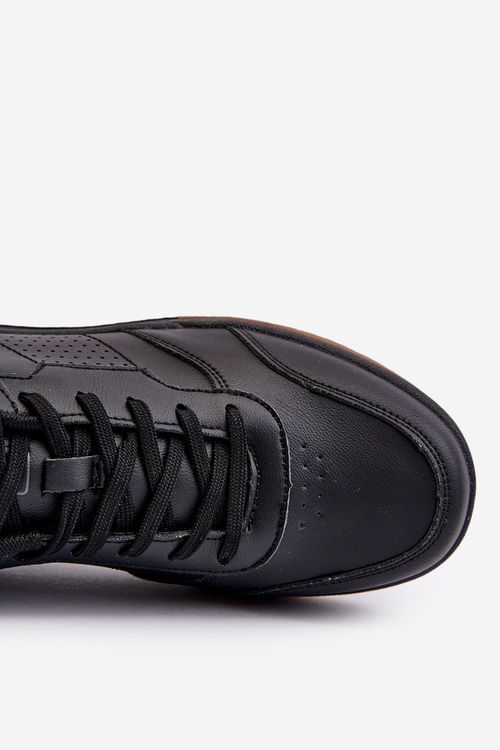 Čierne pánske tenisky z ekokože Radikalle