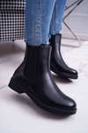 Dámske topánky Black Chelsea Boots 8BT35-1489