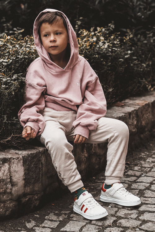 Dětská Sportovni Obuv Big Star na Suchý Zip Bilé GG374020