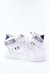 Detské športové topánky veľká hviezda II374034 biela a námornícka modrá