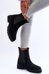 Suede Boots Black Nicole 2672
