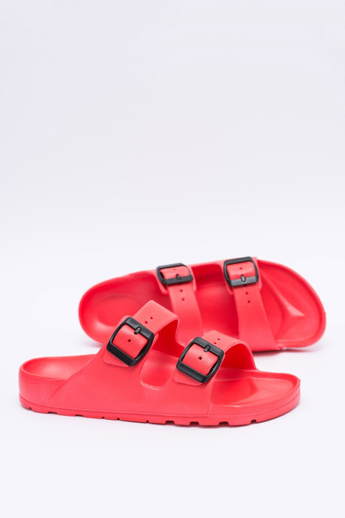 Ľahké červené žabky žien červené