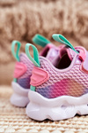 Dětská Sportovni Obuv Zářící Fialové ABCKIDS B011105220