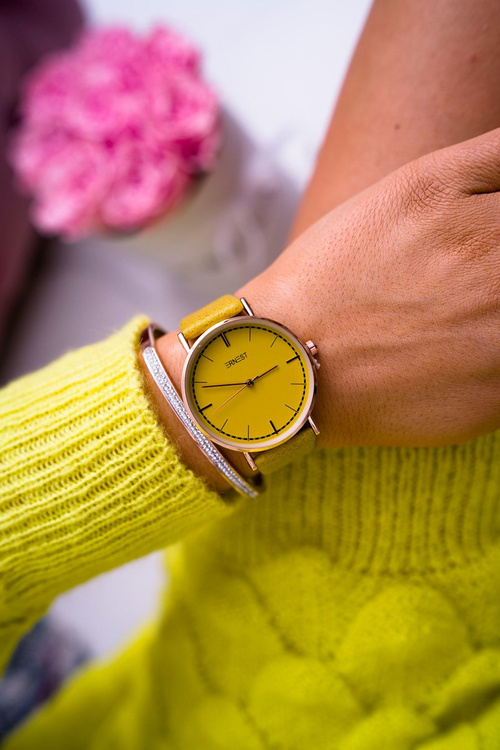 Dámske hodinky Ernest Yellow Belven