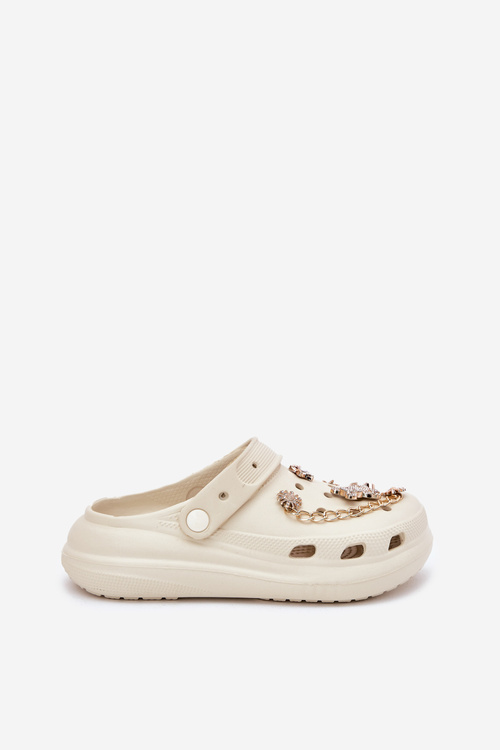 Dámske Pěnové Papuče S Príslušenstvom Béžové Linaviela