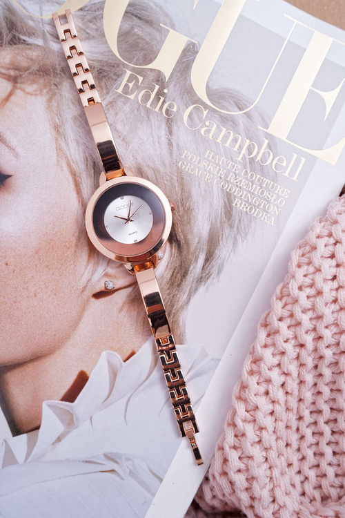 Dámské Hodinky Clock'Up růžové zlaté Savage