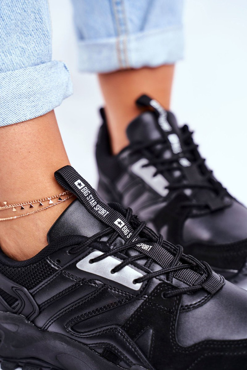 Dámske športové topánky tenisky Big Star Black GG274981