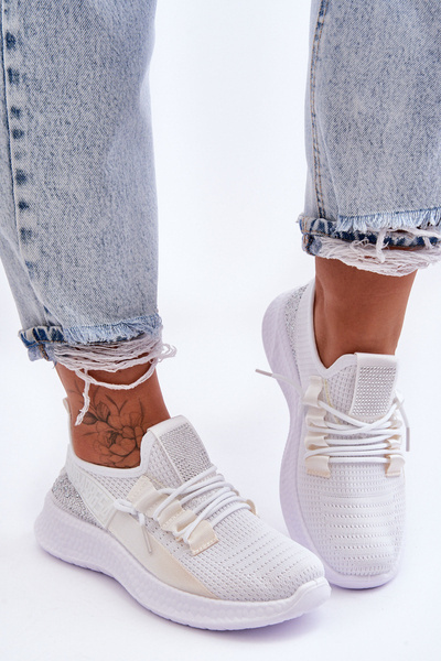 Dámské Sportovní Boty Na Suchý Zip Bílé Hold Me!