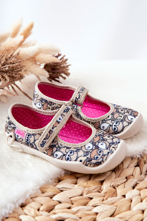 Žabky Baleríny Befado Jelen 114X467 Béžová