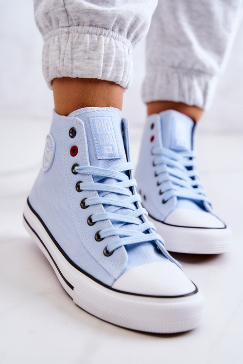 Dámské Vysoký Tenisky Big Star JJ274209 Modrá